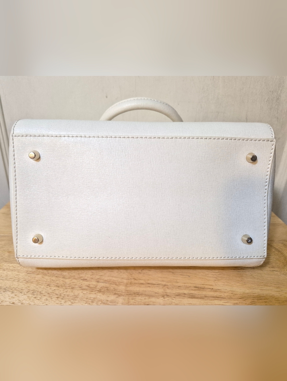 Furla White Satchel Crossbody Bag - Picture 5 of 16